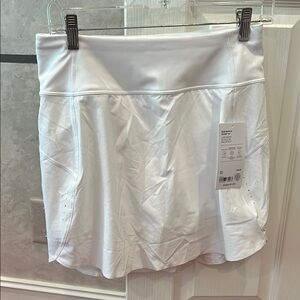 Athleta White Skater Mini Skirt for Casual Wear